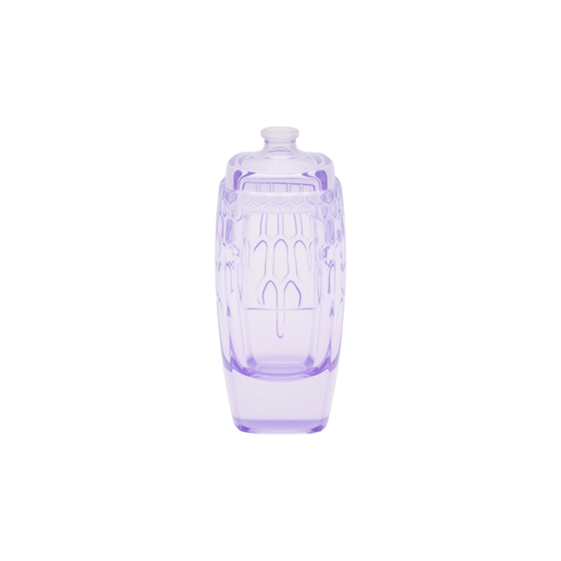 Purple Embossed Perfume Bottle - OEM/ODM Custom Manufacturer - Image 2