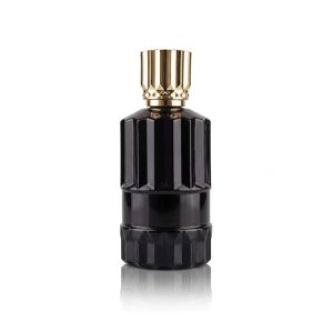 Black-Faceted-Glass-Perfume-Bottle